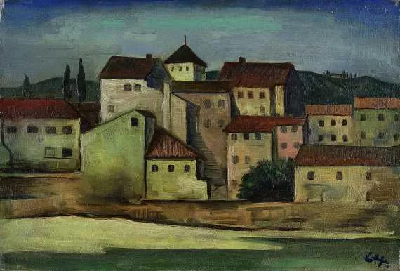 Karl Hofer — Italienisches Städtchen