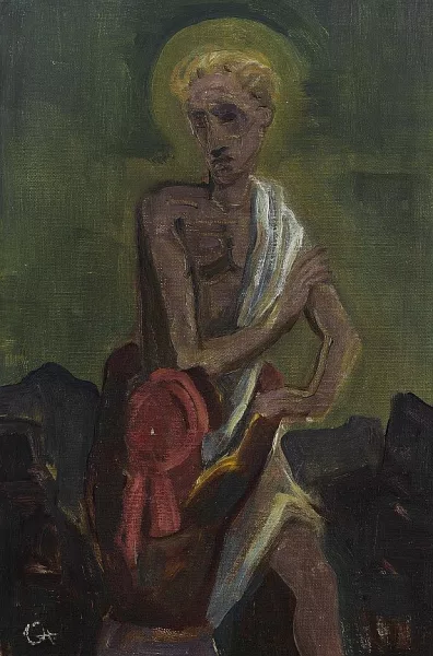 Karl Hofer — Jakob ringt mit dem Engel