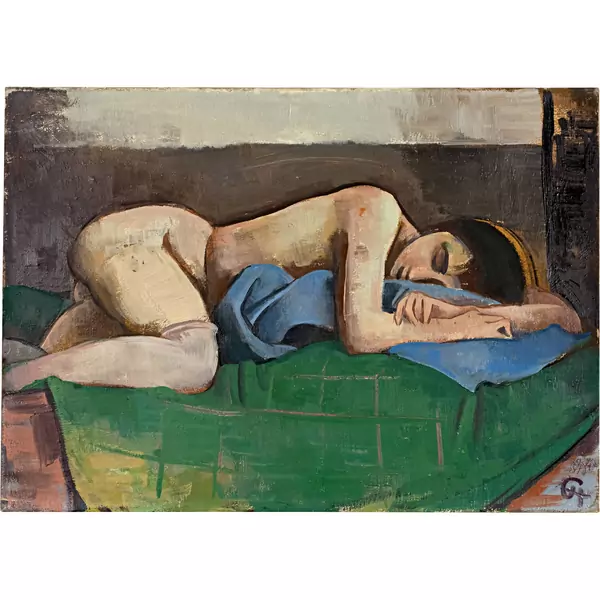 Karl Hofer — Liegender weiblicher Akt — Galerie Kornfeld