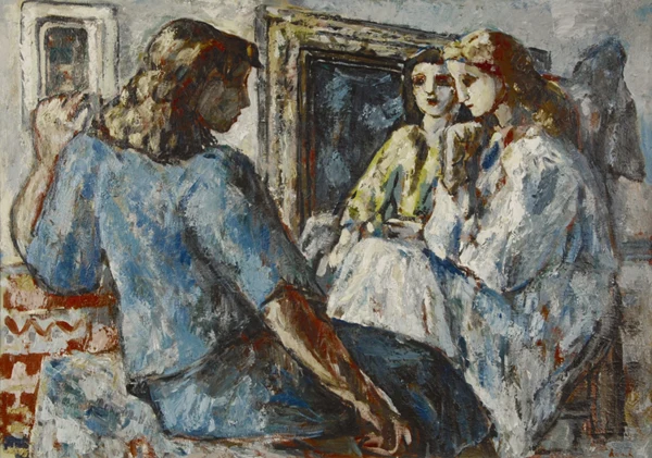 Karl Hosch — Drei Frauen im Gespräch, 1942-47