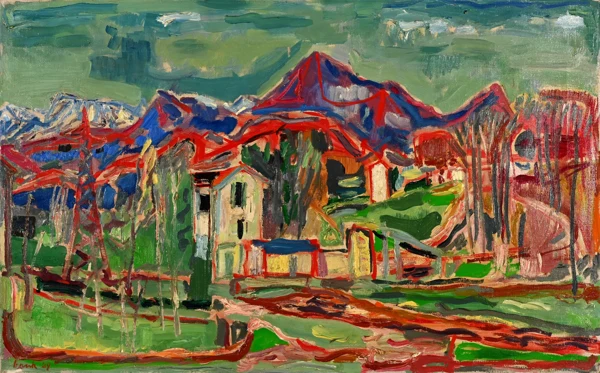 Karl Hosch — Tessinerlandschaft, 1948
