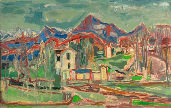 Karl Hosch — Tessinerlandschaft, 1948