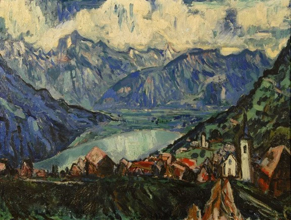 Karl Hosch — Blick auf den Walensee
