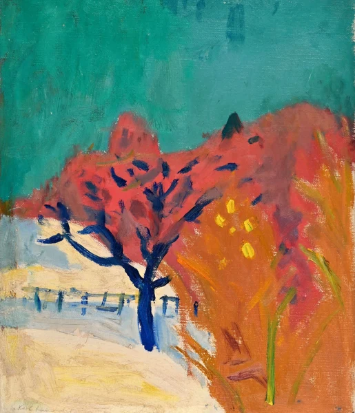 Karl Landolt — Kühler Wintermorgen, 1963