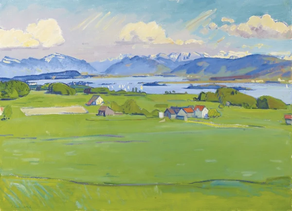 Karl Landolt — Zürichsee Pfingstmontag, 1972