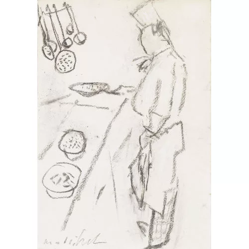 Karl Madritsch — Koch am Herd.