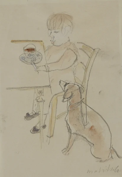 Karl Madritsch — Kind mit Hund
