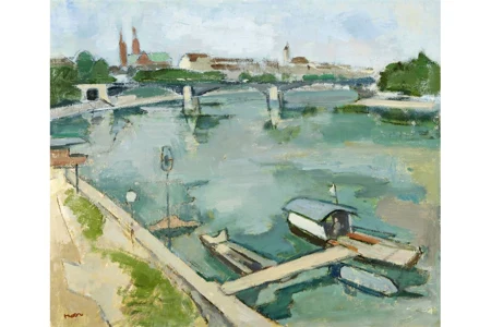 Basel mit Wettsteinbrücke und Münster