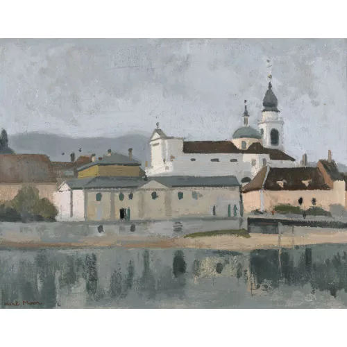 Karl Moor — Ansicht der St. Ursen-Kathedrale in Solothurn.