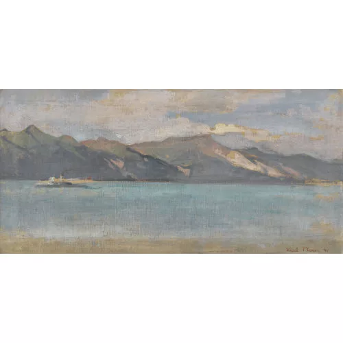 Karl Moor — Seepartie mit Dampfschiff.