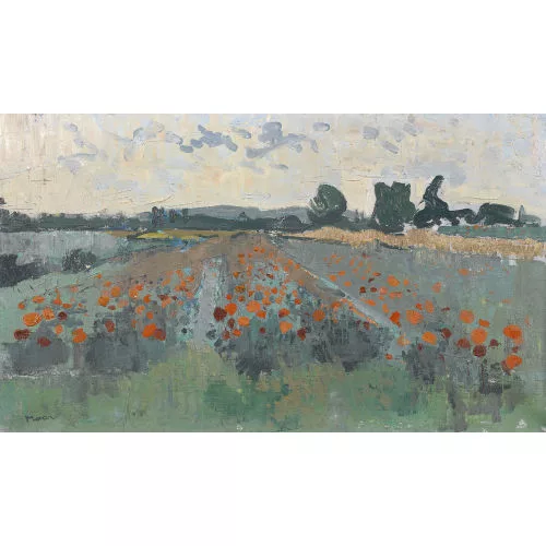 Karl Moor — "Mohnfeld im Elsass".