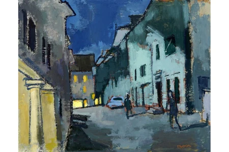 Nächtliche Strassenszene