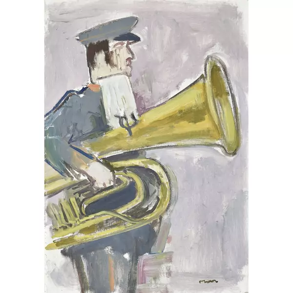 Porträt eines Musikers