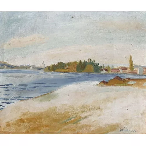 Karl Otto Hügin — "Seeufer".