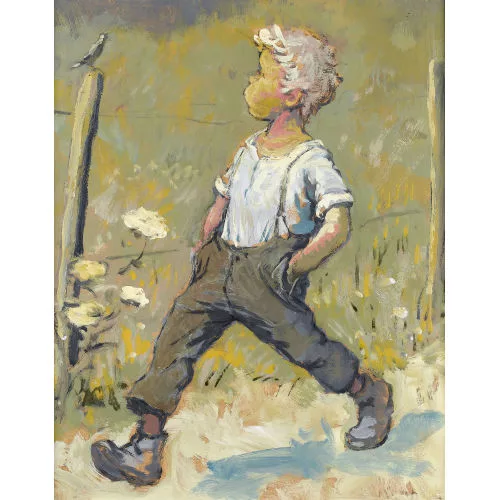 Karl Schenk — Pfeifender Knabe.