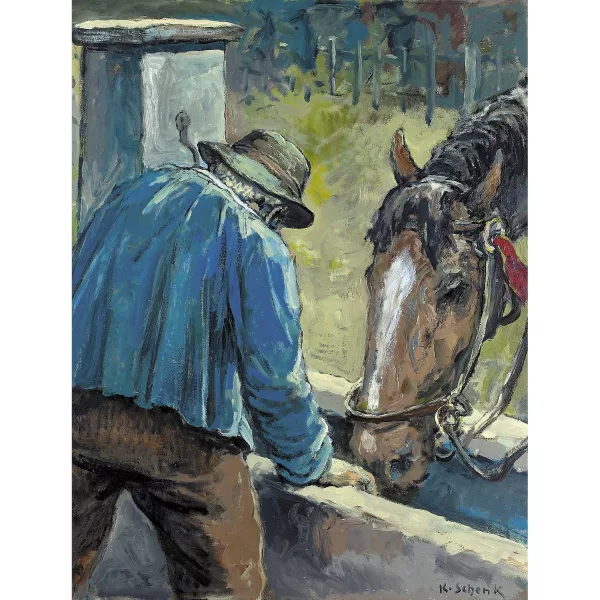 Karl Schenk — Am Brunnen.