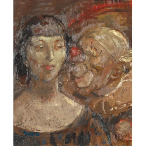 Karl Schenk — Die Dame und der verliebte Clown.