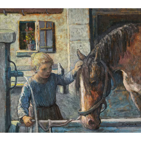 Karl Schenk — "Abendtränke".