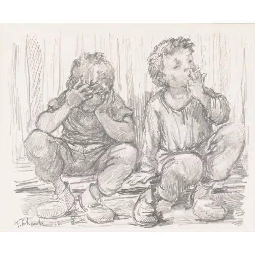 Karl Schenk — Zwei kleine Knaben.