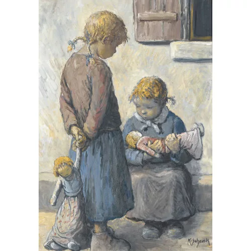 Karl Schenk — "Die kranke Puppe".