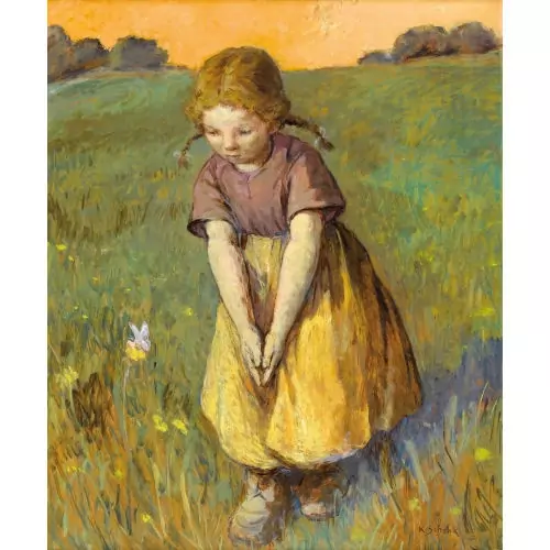 Das Mädchen und der Schmetterling
