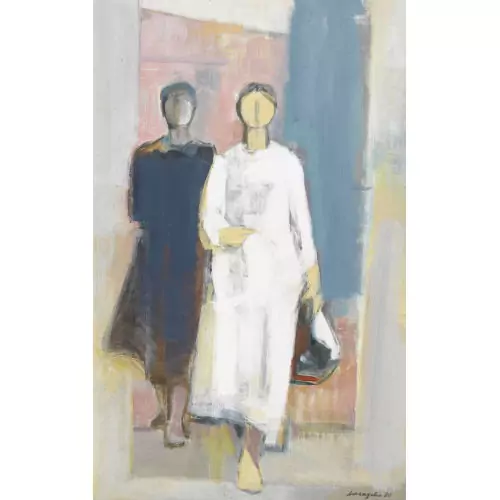 "Zwei Frauen auf der Treppe"
