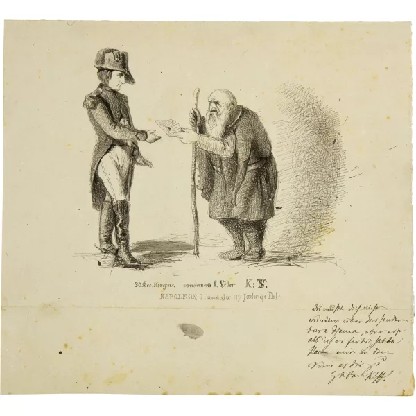 Karl Stauffer-Bern — Napoleon I. und der 117 jährige Pole
