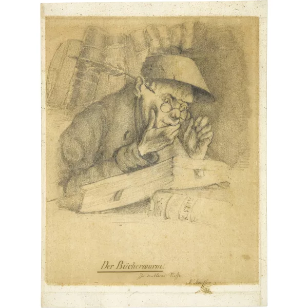 Karl Stauffer-Bern — Der Bücherwurm
