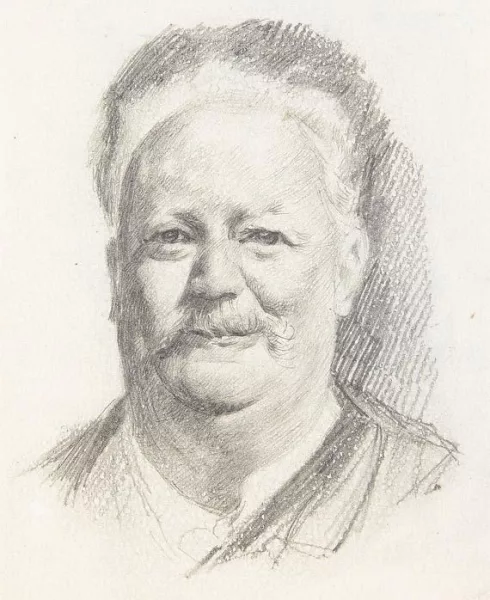Karl Stauffer-Bern — Bildnis Konrad Ferdinand Meyer