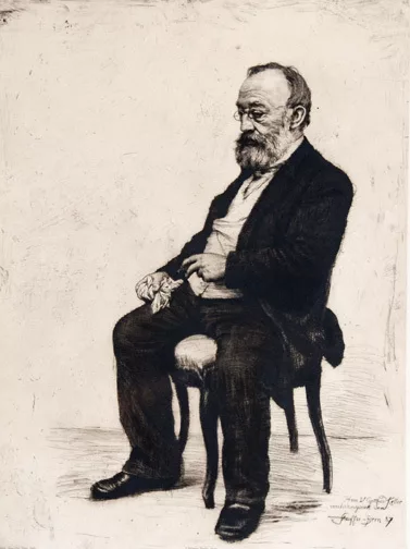 Karl Stauffer-Bern — Gottfried Keller, 1887