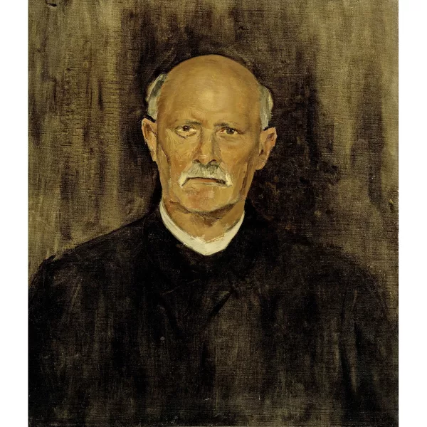 Karl Stauffer-Bern — Porträtstudie Bundesrat Emil Welti