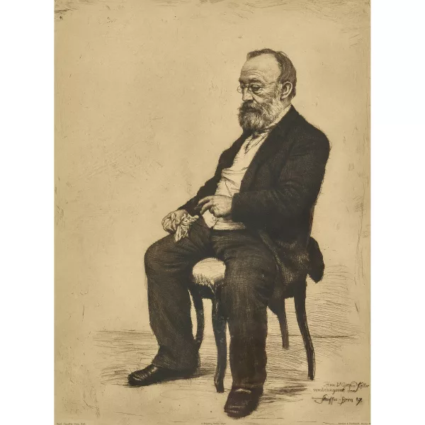 Karl Stauffer-Bern — "Gottfried Keller".