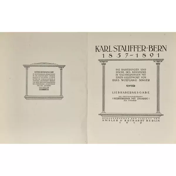 "Karl Stauffer-Bern 1857-1891"