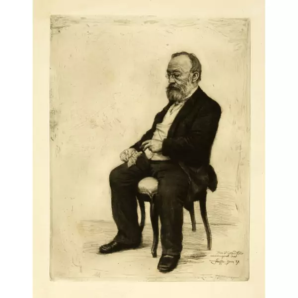 Karl Stauffer-Bern — Gottfried Keller — Galerie Kornfeld