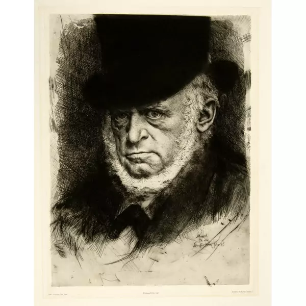 Karl Stauffer-Bern — Adolf Menzel — Galerie Kornfeld
