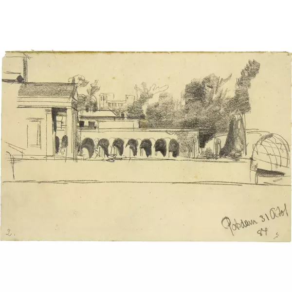 Karl Stauffer-Bern — Potsdam, Friedenskirche — Galerie Kornfeld