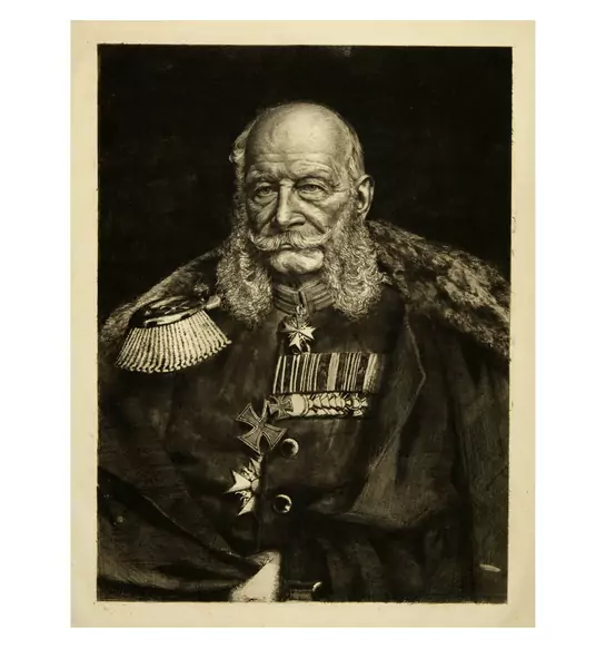 Karl Stauffer-Bern — Kaiser Wilhelm I. — Galerie Kornfeld