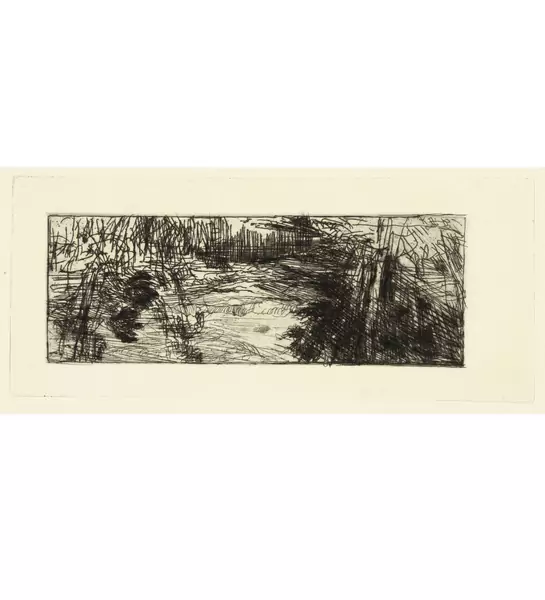 Karl Stauffer-Bern — Eine Landschaft — Galerie Kornfeld