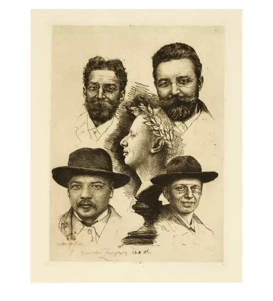 Karl Stauffer-Bern — Die Zwanglosen — Galerie Kornfeld