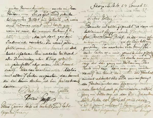 Karl Stauffer-Bern — Eigenhändiger Brief mit Unterschrift «Stauffer». (Berlin) 21.I.1888. — Galerie Kornfeld
