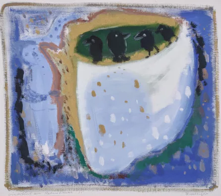 Karl Uelliger — Winterfink am Rabenbaum, 1975