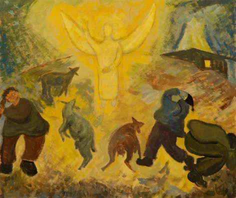 Karl Uelliger — Die Botschaft bei den Hirten, 1964