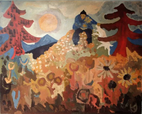 Karl Uelliger — Der fröhliche Geissenhirt, Um 1963/64.
