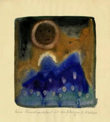 Karl Uelliger — Eine Pinselwahrheit will aufsteigen, 1973