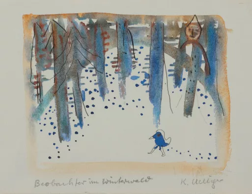 Karl Uelliger — Beobachter im Winterwald