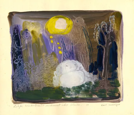 Karl Uelliger — Letzte Winterbraut versäumet ihre Bleibe, 1979