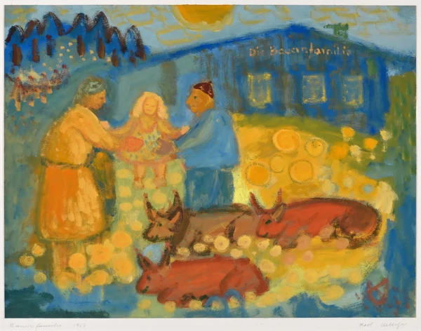 Karl Uelliger — Bauernfamilie, 1967