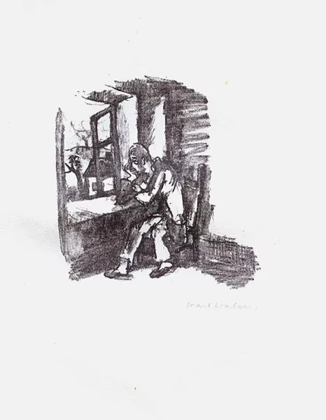 Karl Walser — 16 Steinzeichnungen zu Hermann Hesses Knulp. 1922