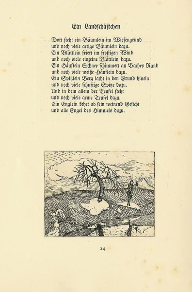 Karl Walser — Walser, R., Gedichte. 1909