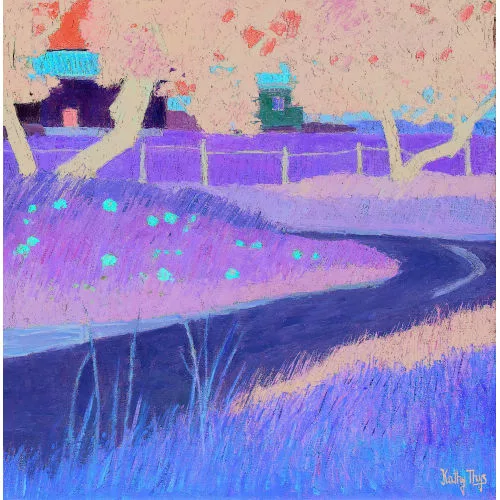 Kathy Thys — Sommerlicher Feldweg.